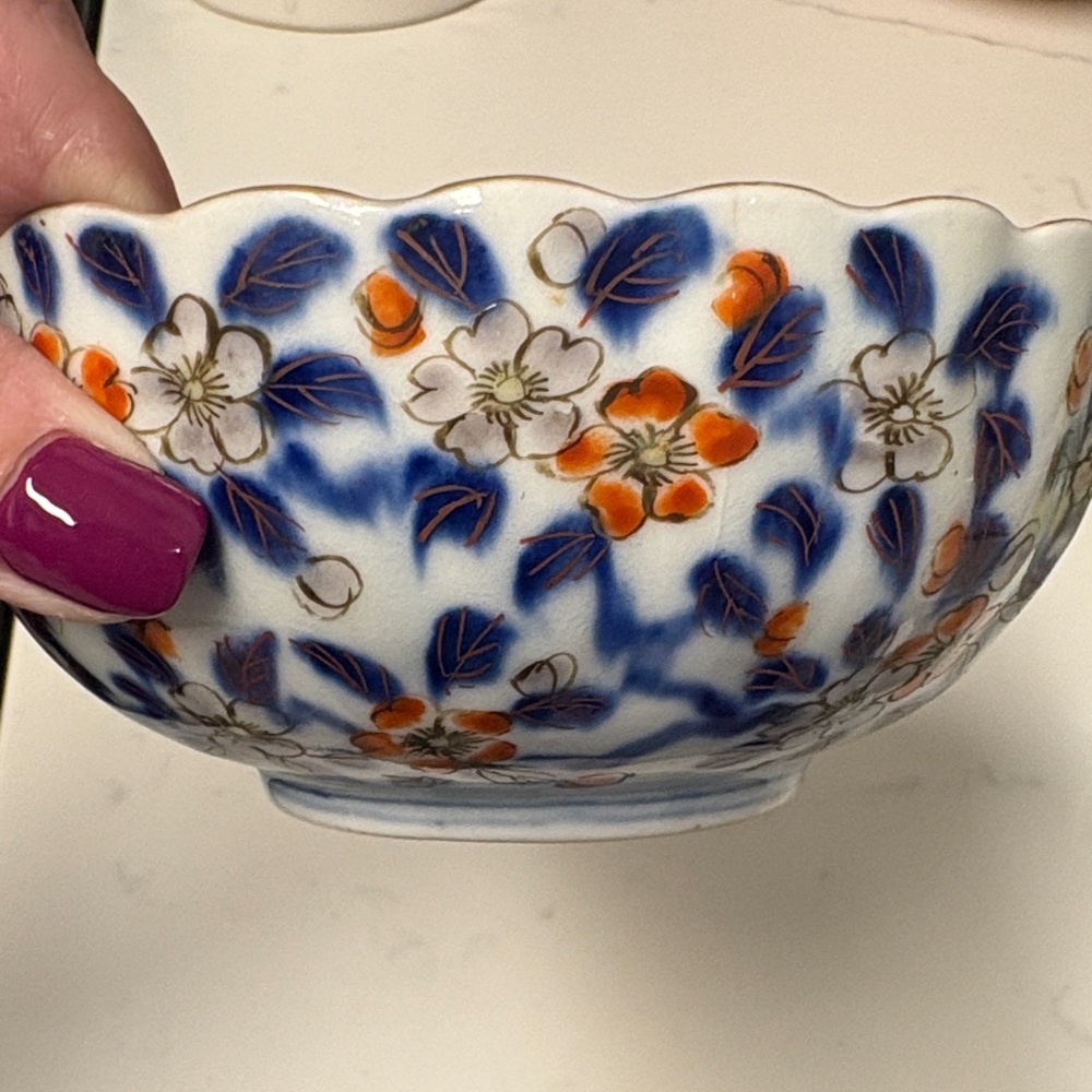 Colorful Floral Ceramic Bowl - Picture 3 of 5